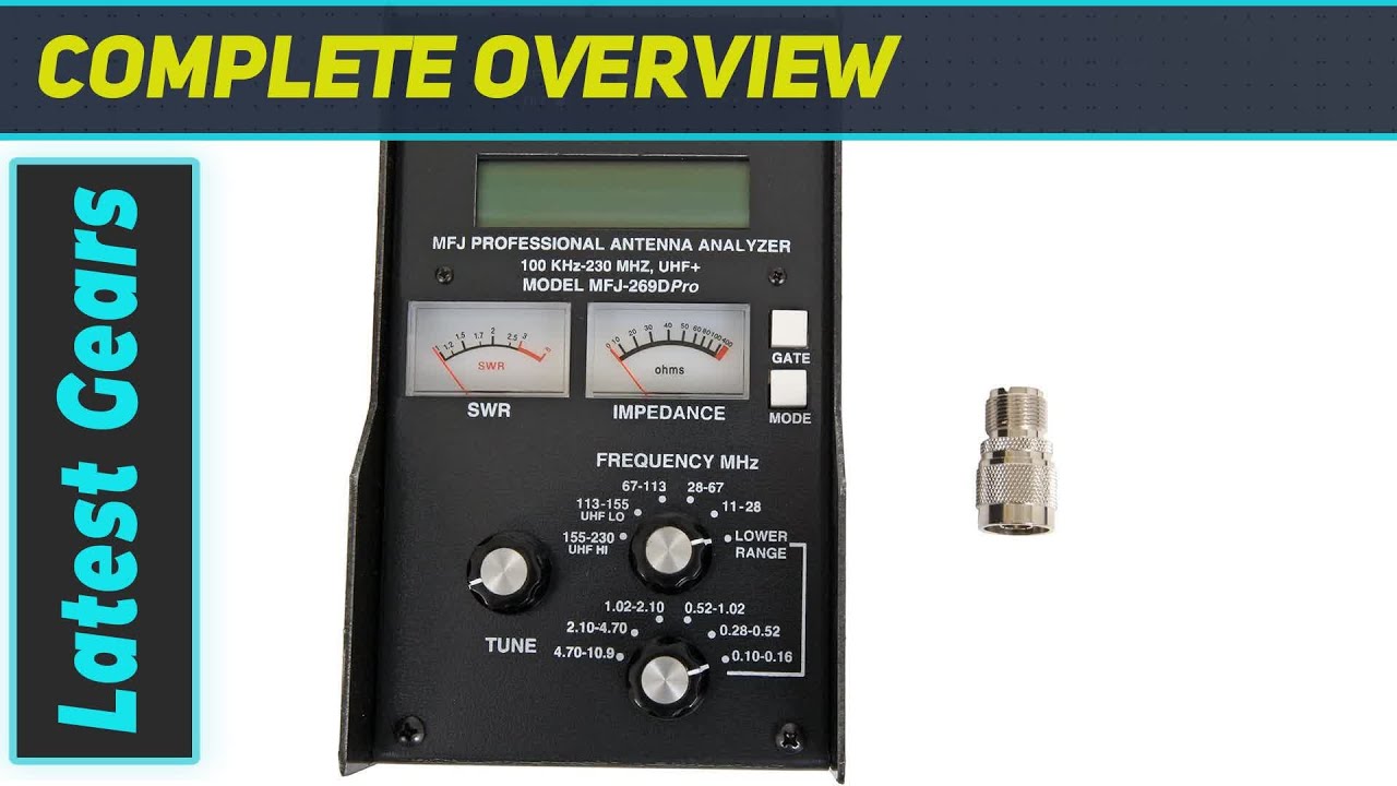 MFJ-269DPRO Antenna SWR Analyzer: Unlocking the Power of HF/VHF/UHF!