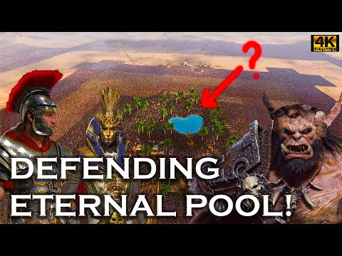 Can Cleopatra and ROME Defending Against 3 Million ORC? UEBS2 Ultimate Epic Battle Simulator 2 | 4K