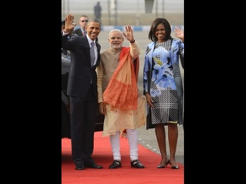 Mishell Obama's Wears The Outfit Designed By Indian Fashion Designer Bibhu Mahapathra