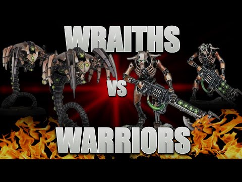 Necron Warriors vs Canoptek Wraiths