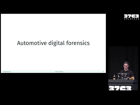 37C3 -  Unlocking the Road Ahead: Automotive Digital Forensics