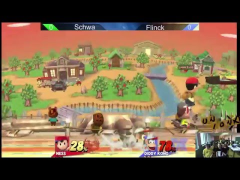 Union XI - Flinck (Ness) Vs. Schwa (Diddy Kong) Winners Quarter