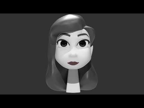 Meg Paperman 3D Model - CG Breakdown