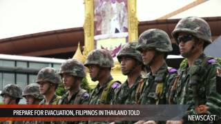 Prepare to evacuate, Filipinos in Thailand told