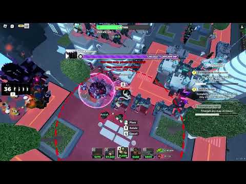 Roblox (TDS) 1 INCH MORE AND WE COULD'VE LOSE IT! [CYBERCITY HARDCORE]