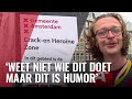 Stickers binnenstad: je bent in een 'crack- en heroïnezone'