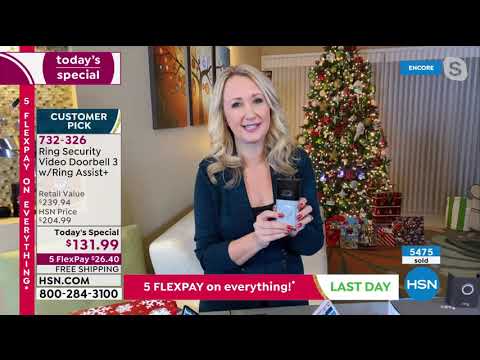 HSN | Electronic Gift Connection featuring Ring Home Security 12.06.2020 - 05 AM