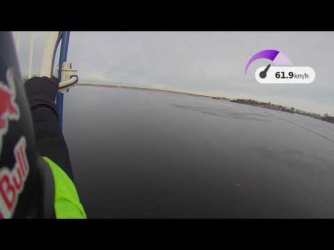 IJssurfen Amstelmeer 14 februari 2021- 3.7 Hammer Gunsails