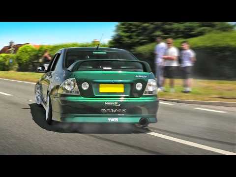 Crowd Go MAD Over CRAZY Custom Cars Leaving a Car Show FAST!