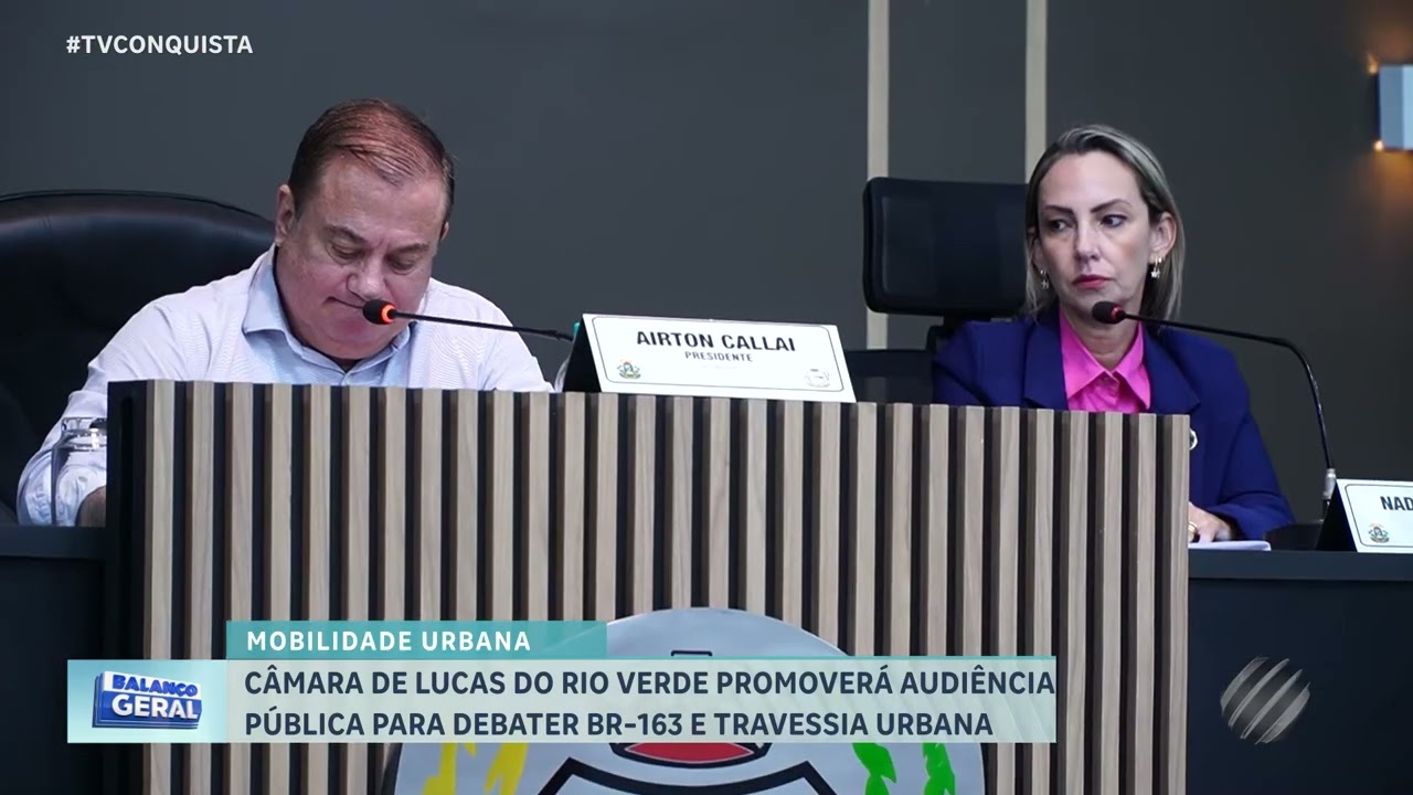Mobilidade em Lucas: audiência debate BR-163 e novo contorno viário