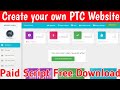 Make Your Own Ptc Earning Website Cronlab Ptc Website Paid Theme Free Download