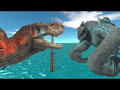 Epic Spike Trap and Reach The Evolution Gate to Save Godzilla - Animal Revolt Battle Simulator