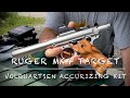 Ruger Mk4 target. 5.5” bull barrel, volquartsen accurizing kit, holosun red dot at the range!