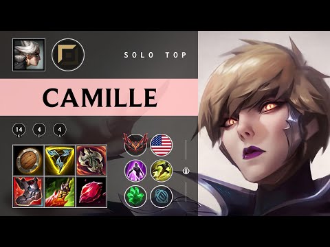 Camille Top vs Zed - NA Grandmaster Patch 25.24