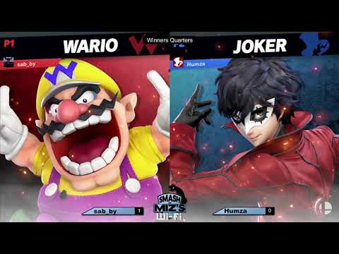 Smash @ Miz's WiFi 8 - sab_by (Wario) vs. Humza (Joker) Winners Quarters