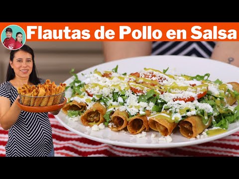 LLEVA Tu Pollo a OTRO NIVEL en SALSA VERDE - Relleno para Flautas las mas ricas que puedes Hacer |