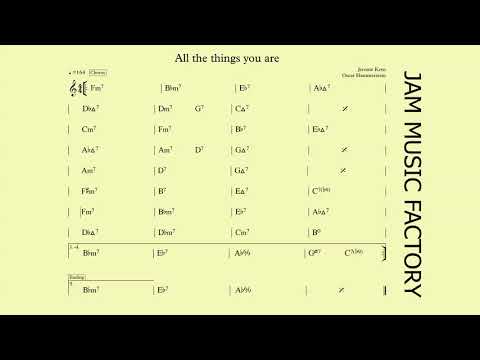 All the things you are 164 bpm play along