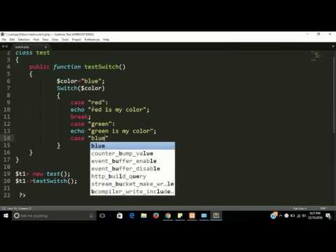 simple class in php step by step