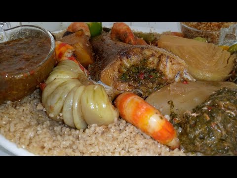 Thiebou wekhe ak sauce nététou bou wekhe  beugeudj trop bon