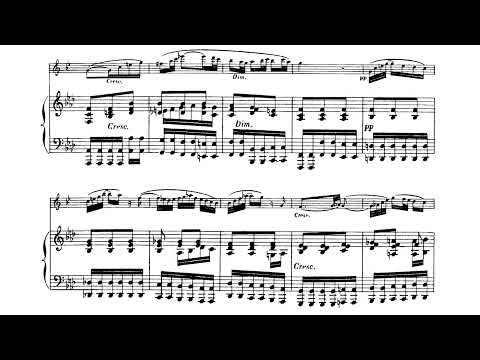 Henri Rabaud - Solo de Concours for Clarinet and Piano, Op. 10 (1901) [Score-Video]