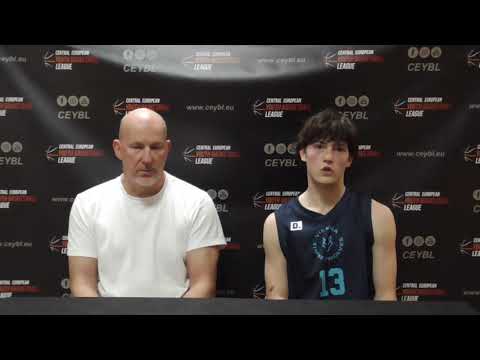 CEYBL U17 - Press conference, 10.12.2022, Lokomotíva Sereď - Vienna D.C. Timberwolves