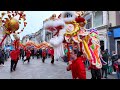 Chinese Dragon Parade Through City Of Perth Scotland To Celebrate 2024 Lunar New Year Of The Dragon