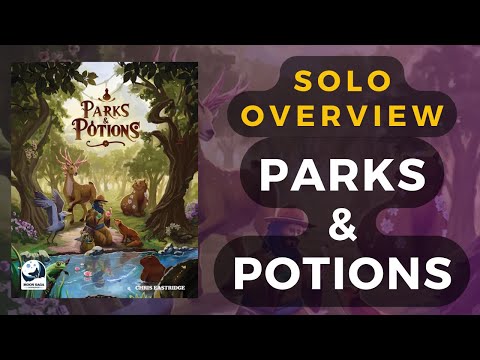 Parks and Potions Board Game Gameplay Overview (A Few Rounds of Play)  | DaniCha