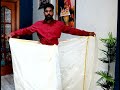 How To Wear Dhoti Vesti 8 Ft Tamil Styles