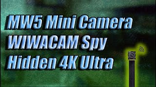 WIWACAM Mini Spy Hidden Camera 4K Ultra HD MW5