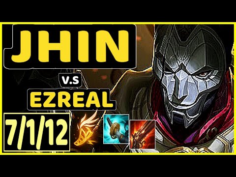 JUZINHO (JHIN) vs EZREAL - 7/1/12 KDA BOTTOM ADC GAMEPLAY - BR Ranked GRANDMASTER