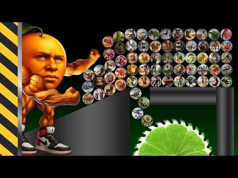 ALL 100 Italian Brainrot Survival Marble Race In Algodoo | Round 16