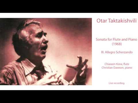 Otar Taktakishvili (1924-1989) - Sonata for Flute and Piano (1968)