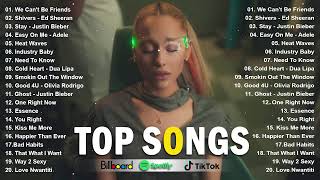 Arian Grande, Ed Sheeran, Adele, Bruno Mars, Maroon 5,Sia - Billboard Hot 100 Singles This Week 2024