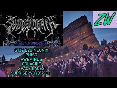 SVDDEN DEATH PRESENTS: VALLEY OF DARKNESS @ RED ROCKS 2021 (ENTIRE LINEUP!)