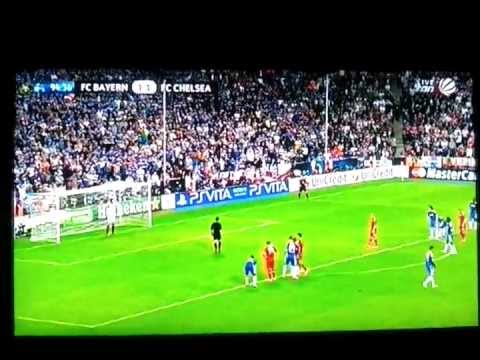 Champions League Finale FC Bayern gegen FC Chelsea Robben Elfmeter verschossen