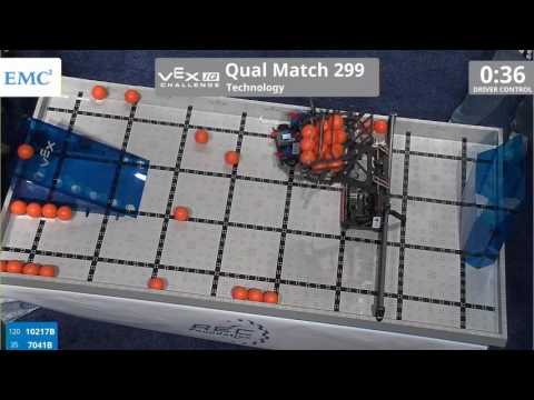 VEX Worlds 2016 - VEXIQ Elementary School - Technology - Qual 299 (10217B 7041B) 120