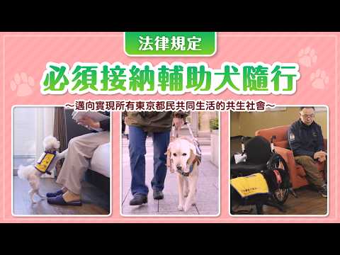知っていますか？補助犬同伴の受け入れ（事業者向け・普及啓発用）（中国語ver.）