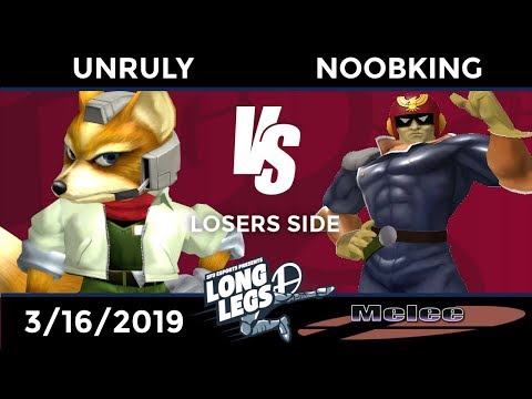 Long Legs Melee: Pools - Unruly (Fox) vs Noobking (Captain Falcon)