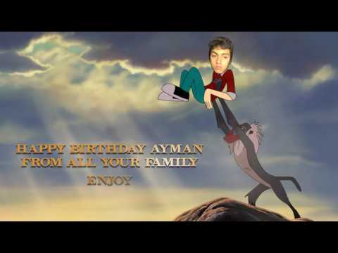 Happy Birthday Ayman