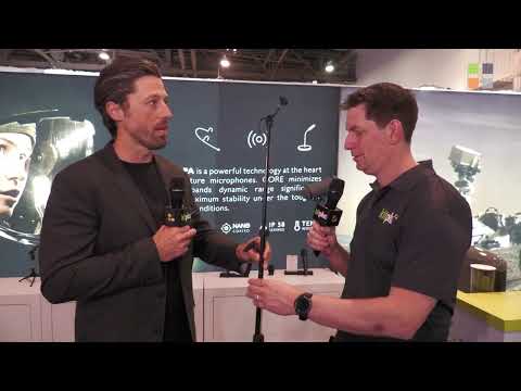 DPA Microphones 4097 CORE Micro Shotgun Microphone plus 4097 interview kit with boom pole at NAB