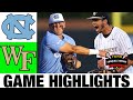 #7 North Carolina vs Wake Forest Highlights [CRAZY GAME] | 2024 ACC Baseball Championships