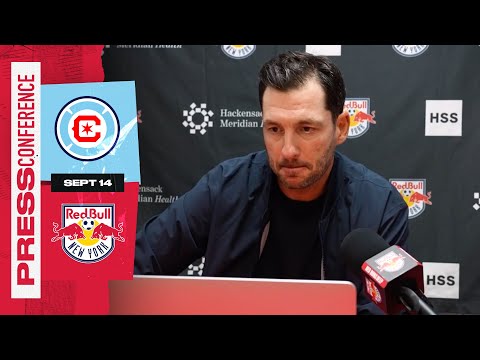 Sandro Schwarz: "Not good enough." | New York Red Bulls vs. Chicago Fire
