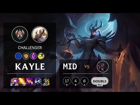 Kayle Mid vs Lucian - EUW Challenger Patch 10.23