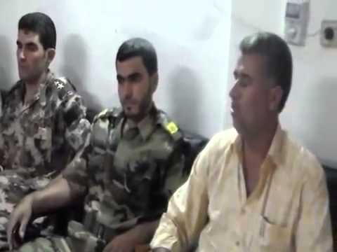 مقابلة مع المقدم جميل رعدون قائد تجمع ألوية وكتائب صقور الغاب بحضور عدد من الضباط