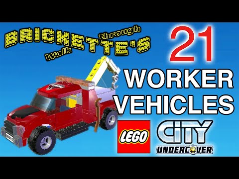 ALL 21 Worker Vehicles in LEGO City Undercover