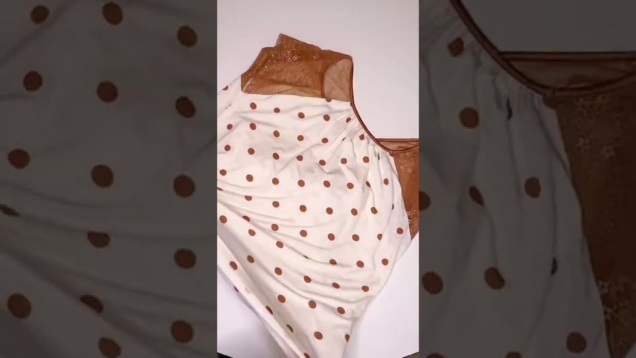 Бамбуковая пижама в горошек
