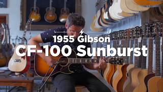 Video thumbnail for 1955 Gibson CF-100 Sunburst | CME Quick Riff | Nathaniel Murphy by Chicago Music Exchange