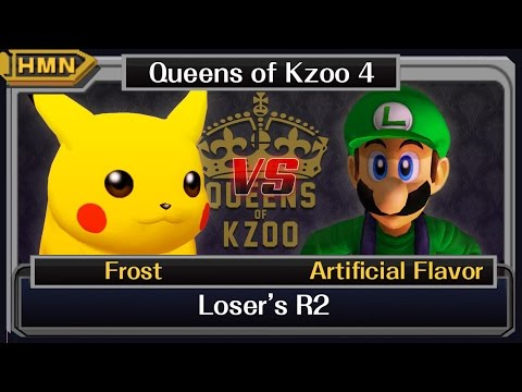 Queens of Kzoo IV Melee - Frost (Pikachu) vs. AF (Luigi)
