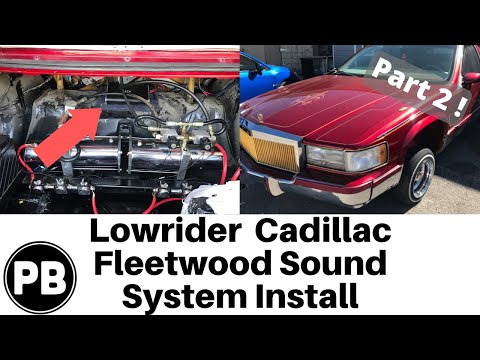 Lowrider Sound System Install Part 2 | '93 Cadillac Fleetwood