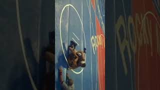 Crazy wrestling fight